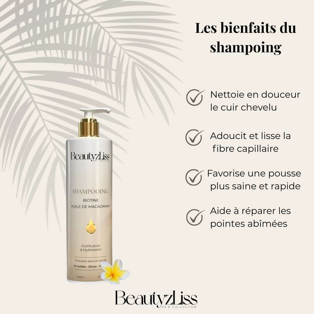 Shampoing Biotine & Huile de Macadamia