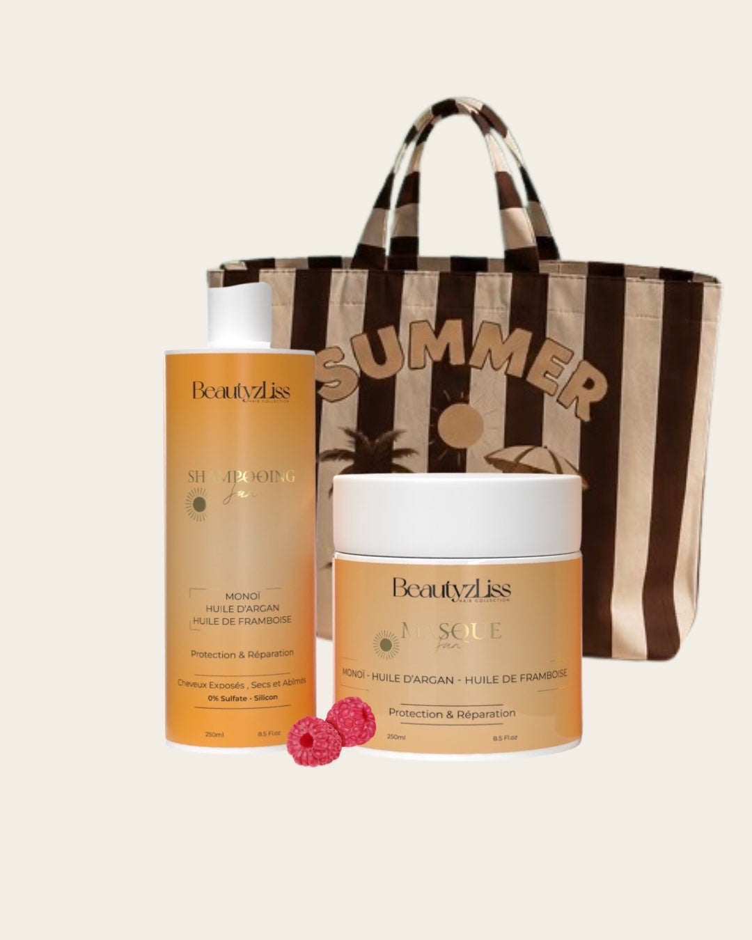 Gamme Sun + Tote Bag marron