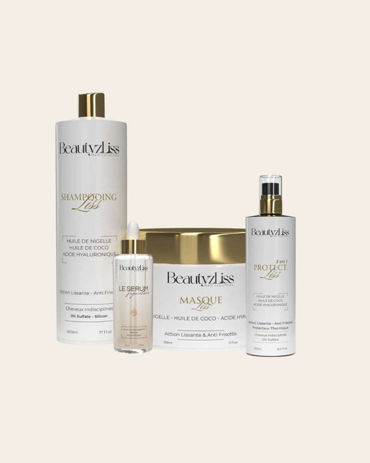 Lot Complet Perfect Liss  Shampooing Masque Sérum et Protect liss