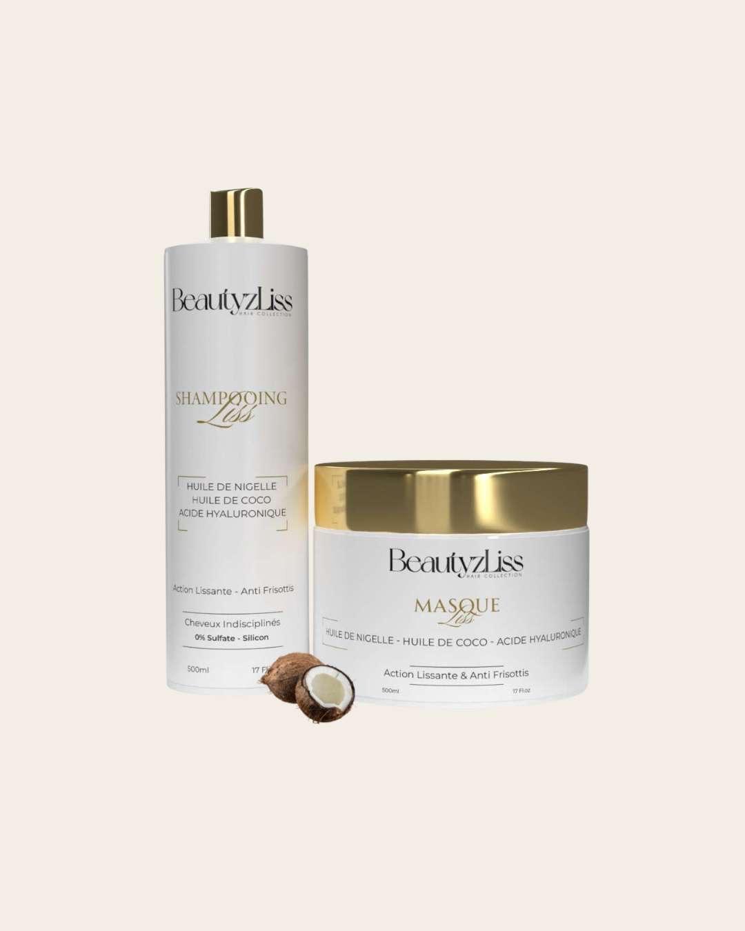 Lot Shampooing Masque Liss